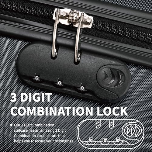 FLYMAX 24" Medium Designer Handbag Spinner Luggage Case