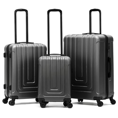 Flight Knight Premium Set: 3 Designer Suitcases - TSA Approved