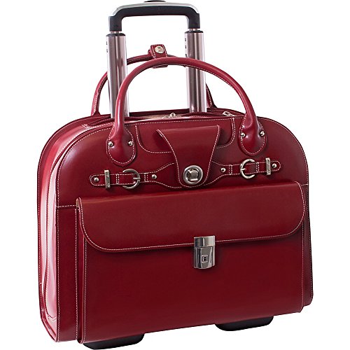 Red McKleinUSA Leather Vertical Ladies' Briefcase for 15.4