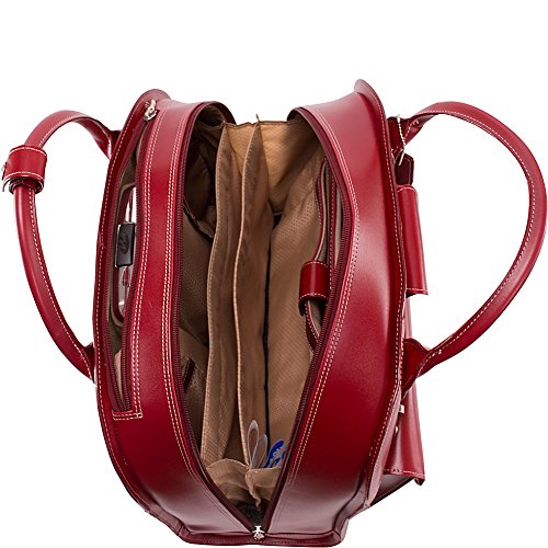 Red McKleinUSA Leather Vertical Ladies' Briefcase for 15.4