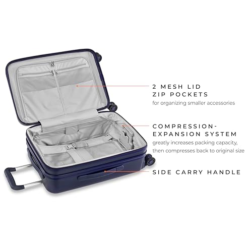 Briggs & Riley Sympatico Spinner Luggage, Matte Navy