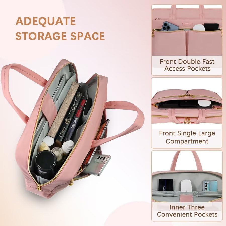 Pink Laptop Bag Case for 14-15.6 Inch Devices