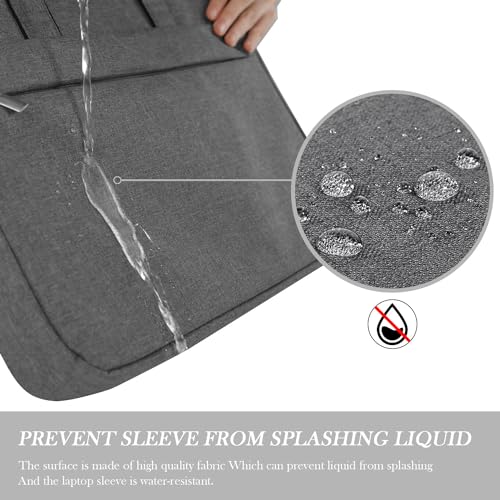 17.3" Grey Designer Laptop Messenger Bag for Men/Women