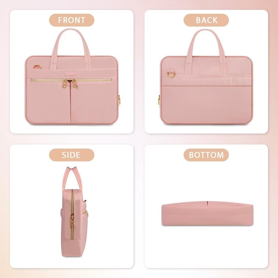 Pink Laptop Bag Case for 14-15.6 Inch Devices