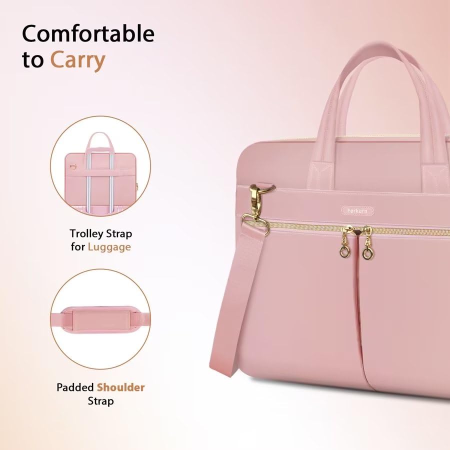 Pink Laptop Bag Case for 14-15.6 Inch Devices