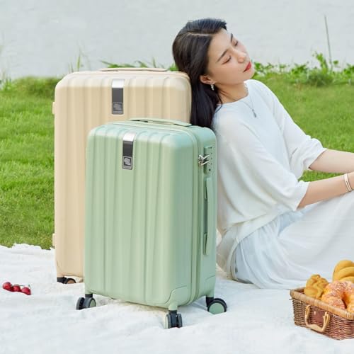 Hanke TSA Lightweight Hardside Spinner Suitcases, Cuba Sand