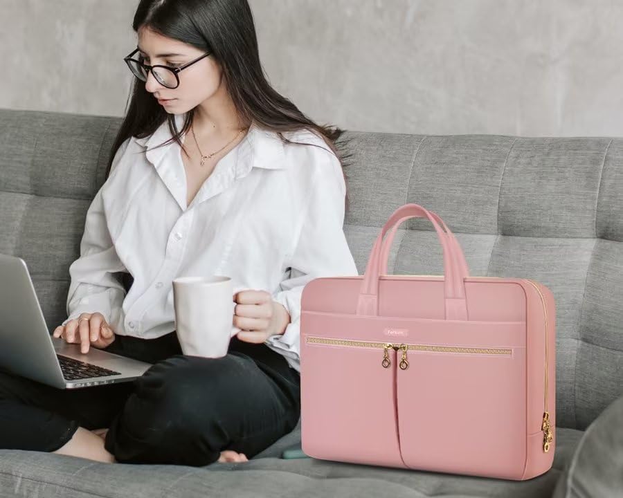 Pink Laptop Bag Case for 14-15.6 Inch Devices