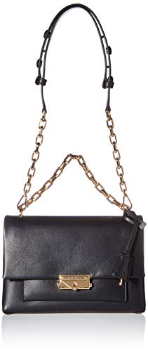 Michael Kors Cece Large Leather Crossbody Bag Black