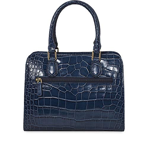 Midnight Blue Leather Shoulder Bag by Picard