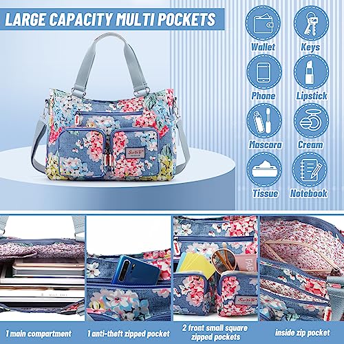 Zootop Damen-Handtasche: Mehrere Taschen & Abnehmbarer Schultergurt