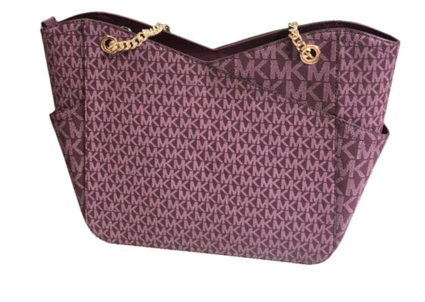 Michael Kors Women's Large Leather Chain Shoulder Tote