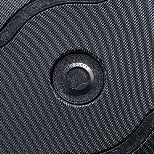 Delsey Paris Chatelet Hardside Luggage with Spinner Wheels, Black, Checked-Large 28 Inch, No Brake
