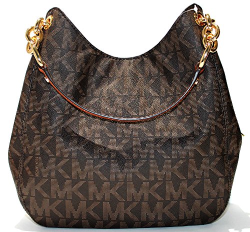 Michael Kors Fulton Chain Leather Shoulder Tote
