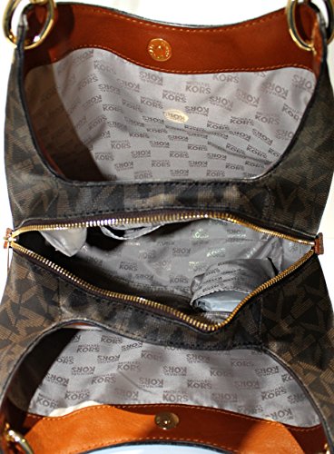 Michael Kors Fulton Chain Leather Shoulder Tote