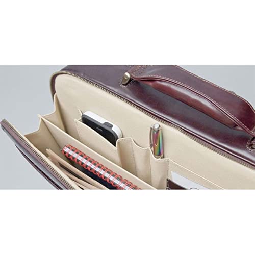 Maxwell Scott Men's Leather Laptop Briefcase | The Volterra