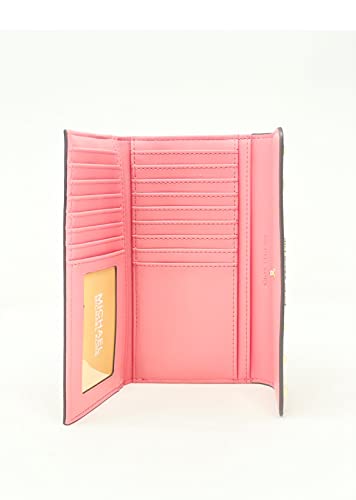 Tea Rose Michael Kors Trifold Wallet Clutch