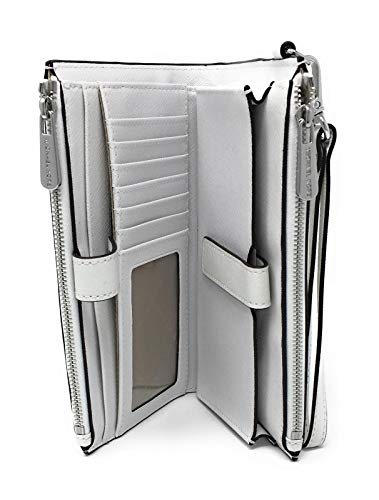 Michael Kors Wristlet Wallet in Optic White