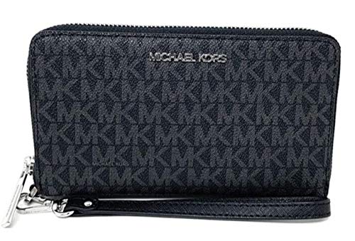 Michael Kors Jet Set Women's Black Zip Around Wallet