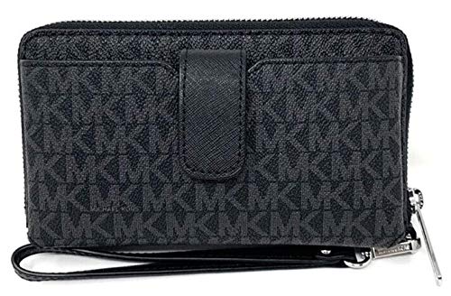 Michael Kors Jet Set Women's Black Zip Around Wallet