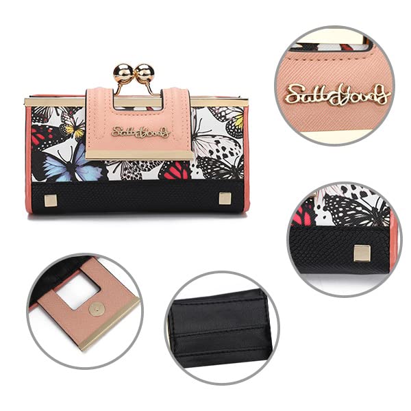 Sally Young Retro Women's Designer Handbag - White Butterfly