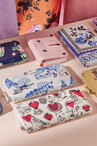 Cath Kidston Cream Oilcloth Large Heart Wallet