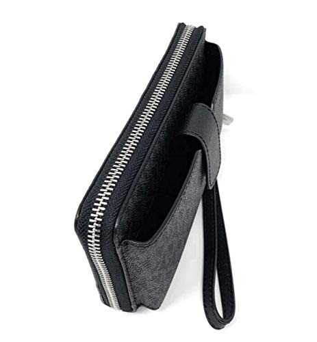 Michael Kors Jet Set Women's Black Zip Around Wallet