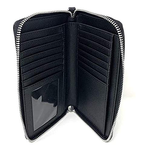 Michael Kors Jet Set Women's Black Zip Around Wallet
