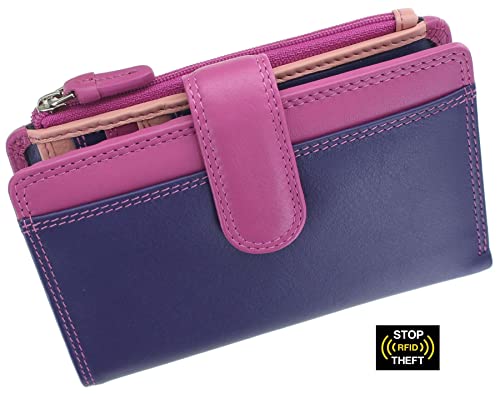 Visconti Cayman Leather Purse - Rainbow Collection RB97