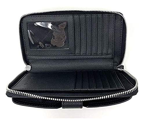 Michael Kors Jet Set Women's Black Zip Around Wallet