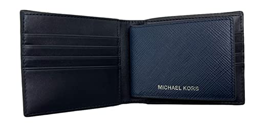 Michael Kors Men's Navy Passcase Wallet - No Box