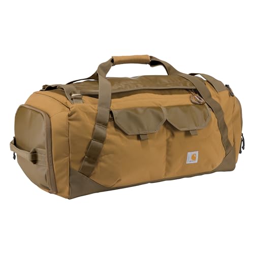 Carhartt Brown Heavy Haul Utility Designer Duffel Bag