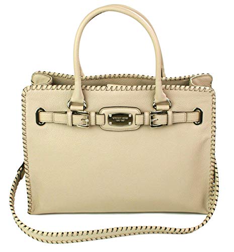 Designer Michael Kors Cement Grey Satchel Tote Handbag