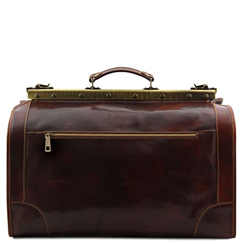 Tuscany Leather Madrid Large Dark Brown Handbag