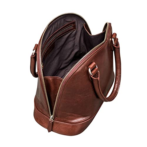Handmade Italian Leather Classic Handbag for Women