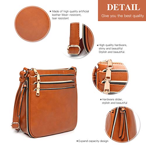 Miss Lulu Vintage Fashion Shoulder Bag in Brown