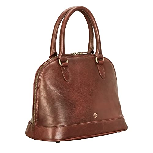 Handmade Italian Leather Classic Handbag for Women