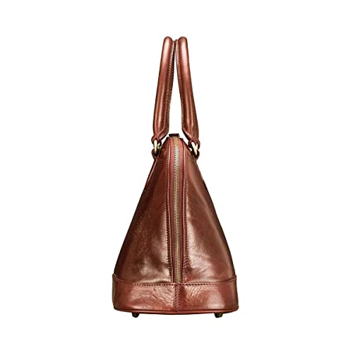 Handmade Italian Leather Classic Handbag for Women
