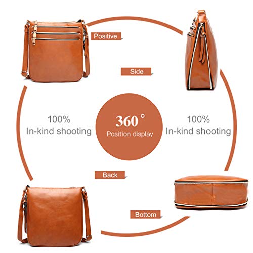 Miss Lulu Vintage Fashion Shoulder Bag in Brown