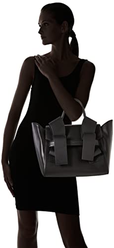 Pinko Aika Tote Bag in Black-Gold, 33cm