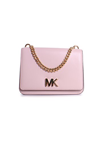 Michael Kors Mott Leather Chain Shoulder Bag Soft Pink
