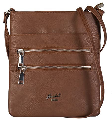 Mabel London Women's Small Cross Body Handbags Brown
