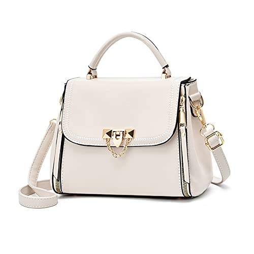 White Crossbody Handbag by Nicole & Doris
