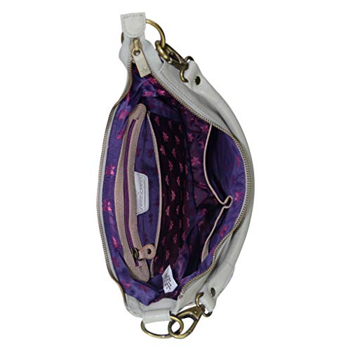 Anuschka Women's Leather Hobo Bag - Regal Peacock