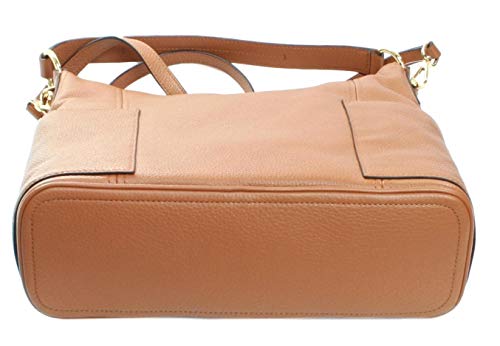 Michael Kors Brown Pebbled Leather Medium Hobo Handbag