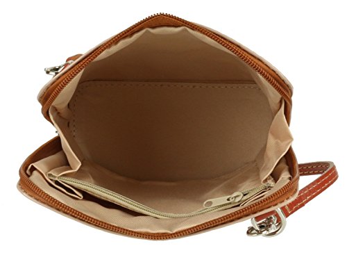 Craze London Women's Crossbody Italian Leather Handbag