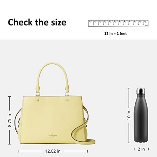 Kate Spade Leila Triple Compartment Leather Satchel