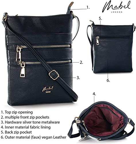 Mabel London Women’s Small Cross Body Messenger Bag