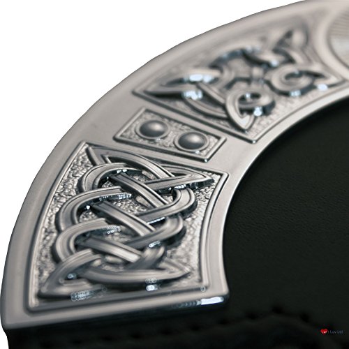 Scottish Clan Studded Targe Handbag with Tassels