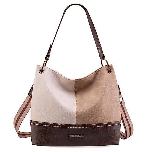 Montana West Designer Hobo Handbag - Crossbody, Large