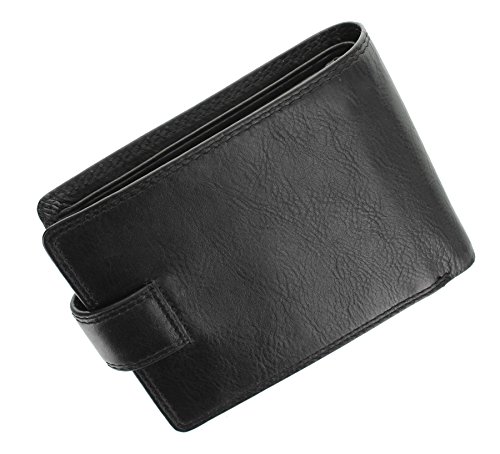 Visconti Knightsbridge Leather Wallet - RFID Blocking - Black